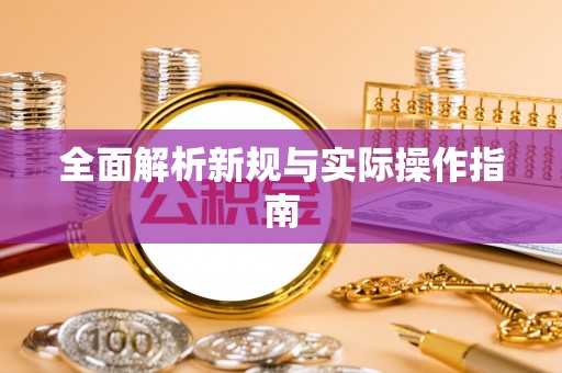 电白全面解析新规与实际操作指南