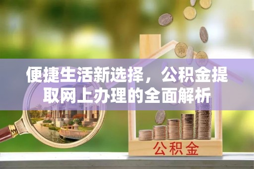 电白便捷生活新选择，公积金提取网上办理的全面解析