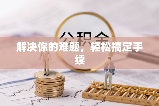 电白解决你的难题，轻松搞定手续