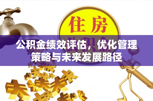 电白公积金绩效评估，优化管理策略与未来发展路径