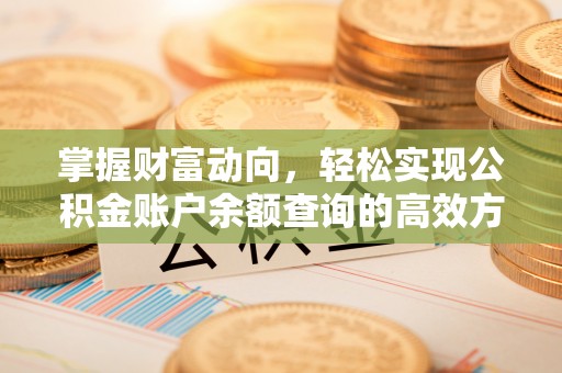 电白掌握财富动向，轻松实现公积金账户余额查询的高效方式
