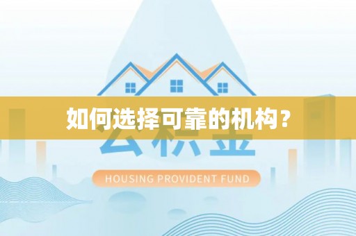 电白如何选择可靠的机构？