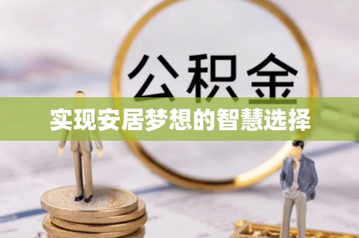 电白实现安居梦想的智慧选择