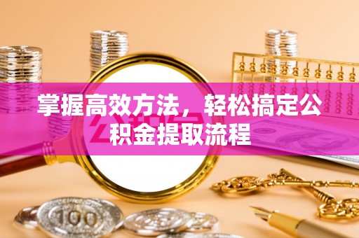 电白掌握高效方法，轻松搞定公积金提取流程