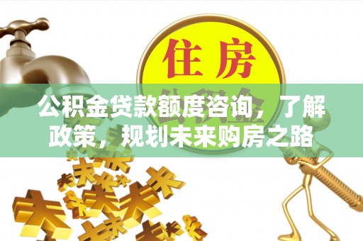 电白公积金贷款额度咨询，了解政策，规划未来购房之路