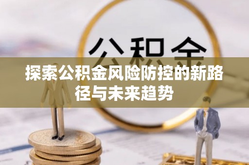 电白探索公积金风险防控的新路径与未来趋势
