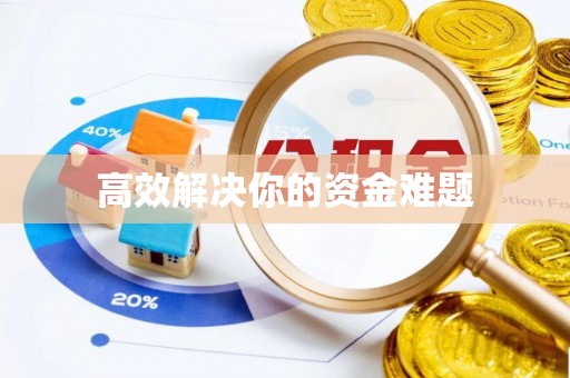 电白高效解决你的资金难题