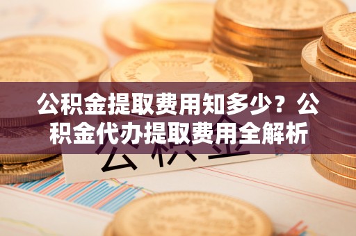 电白公积金提取费用知多少？公积金代办提取费用全解析