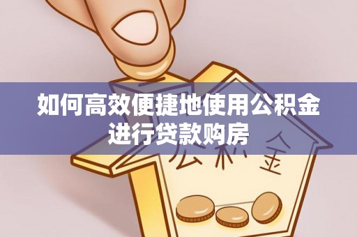 电白如何高效便捷地使用公积金进行贷款购房